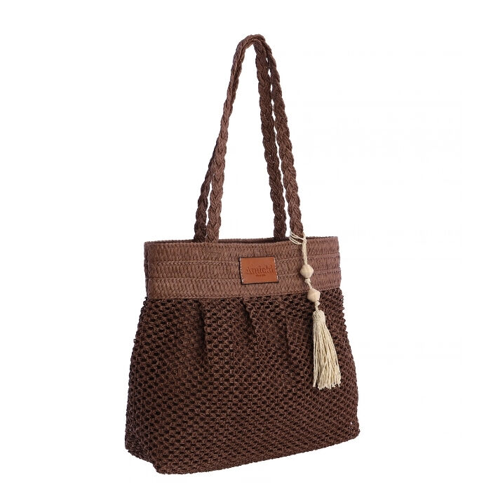 Bolso de Hombro Almer&iacute;a Marr&oacute;n   1