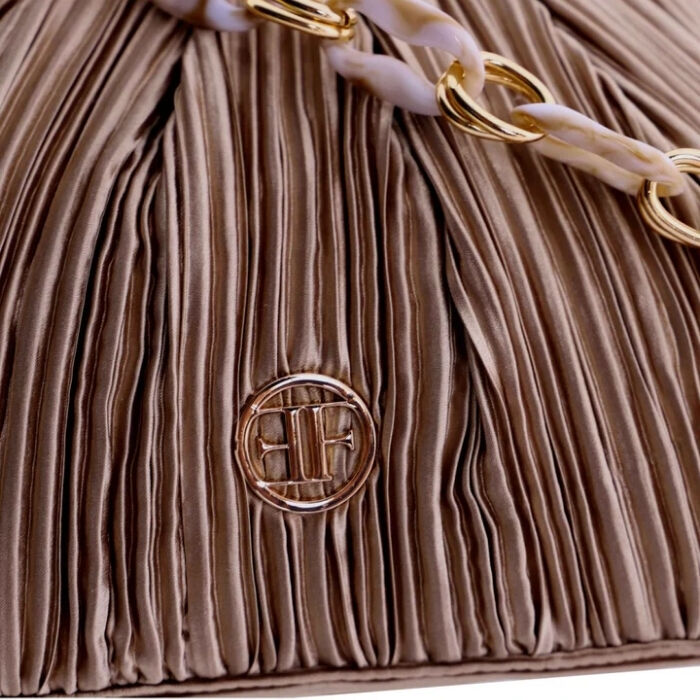 Bolso de Fiesta Leia Beige   4