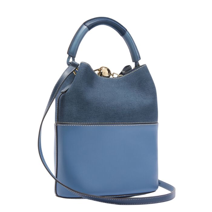 Furla Sfera Bolso Cubo Denim   1