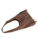 Bolso Shopper Suede Flecos Marrón   4