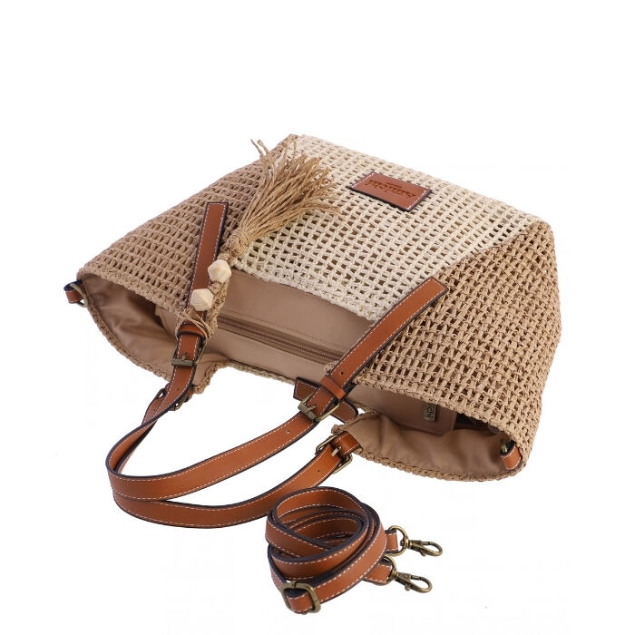 Bolso de Mano Nerja Marr&oacute;n   4