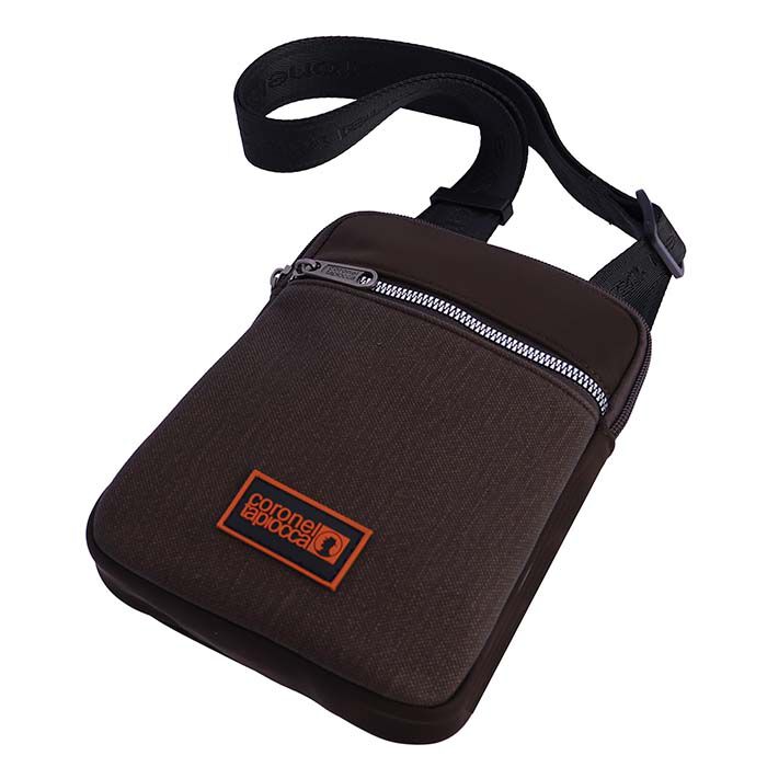 Bolso Bandolera Hombre Marrón   5