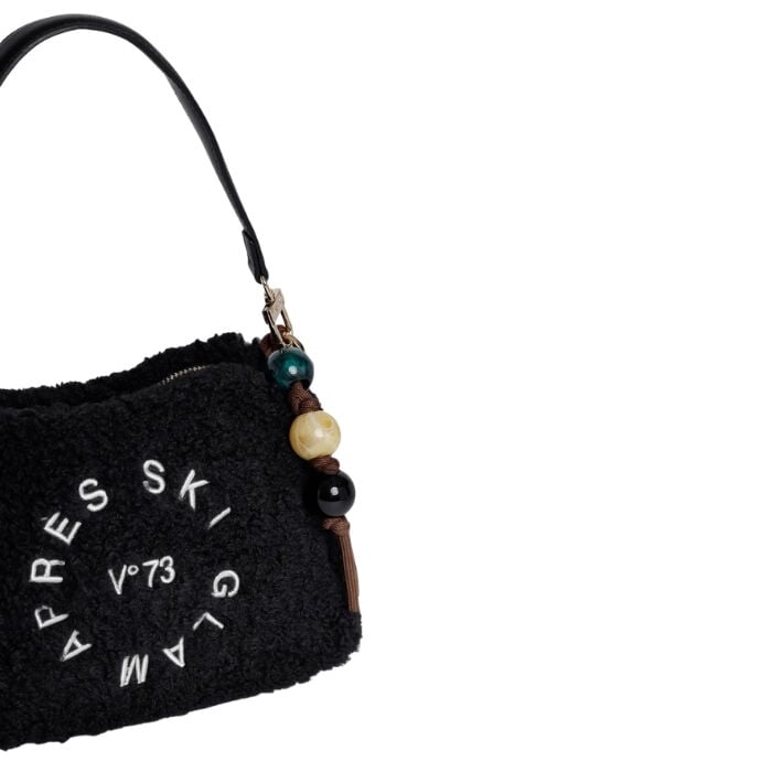 Bolso de Mano Ski Glam Negro   2