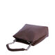 Bolso de Hombro Sint&eacute;tico Marr&oacute;n   3