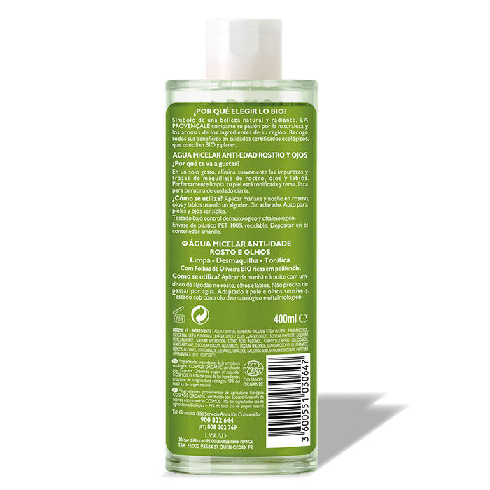 Agua Micelar Antie-Edad  400ml-201476 1