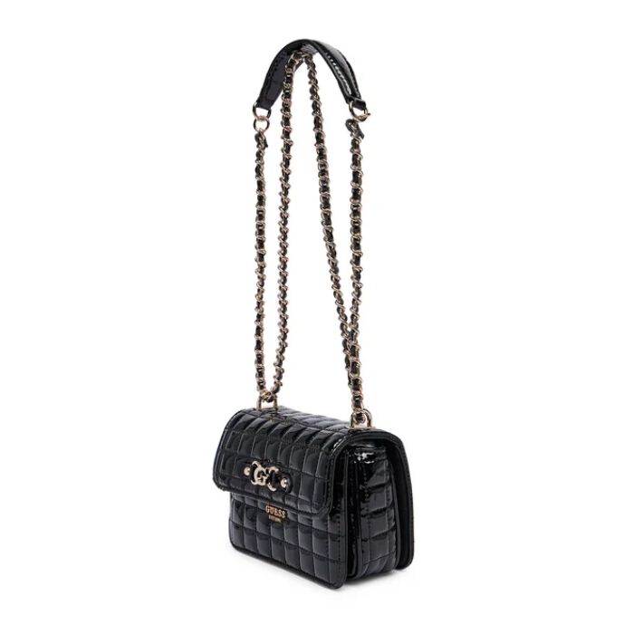 Bolso Bandolera Mini Nadira Charol Negro   4