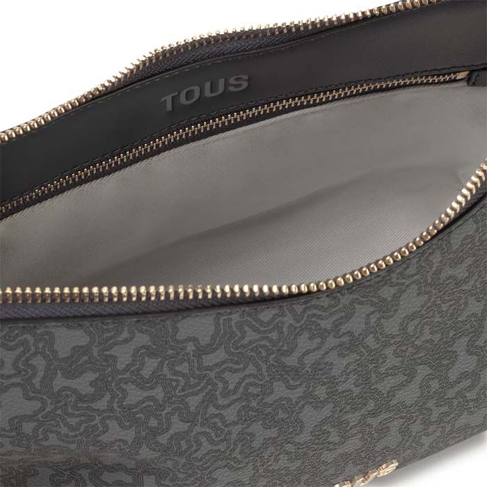 Bandolera Kaos Mini Lines Gris Oscuro   2