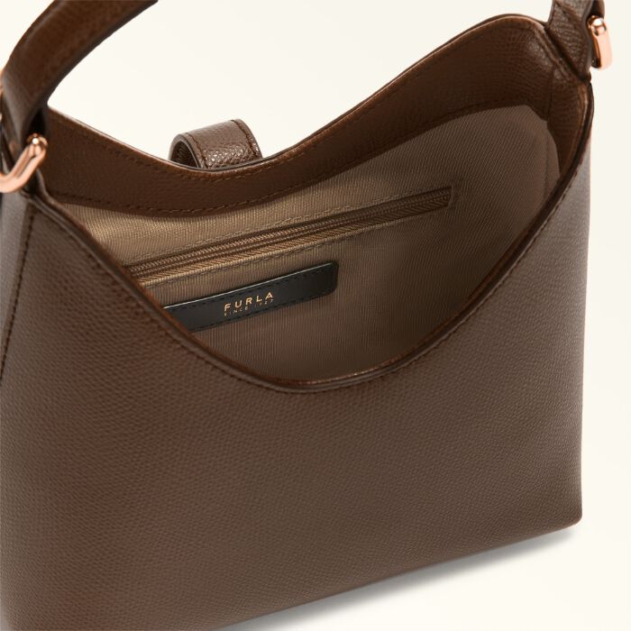Minibolso Hobo Iride Marr&oacute;n   3