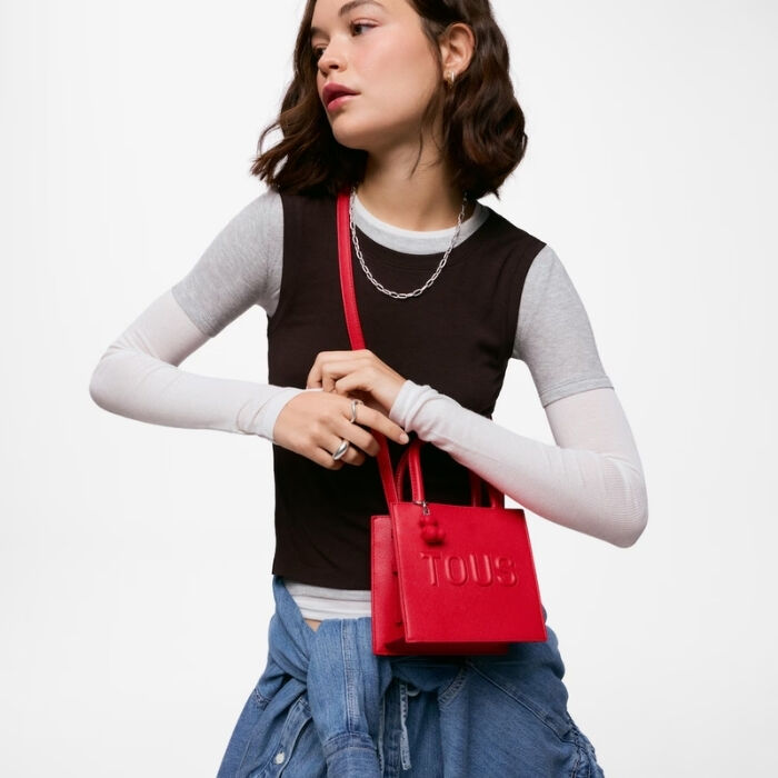 Mini Bolso Back To Basics Rojo   3