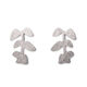 Pendientes Botanik Hojas Color Plata Presión  T. Única-216625 0