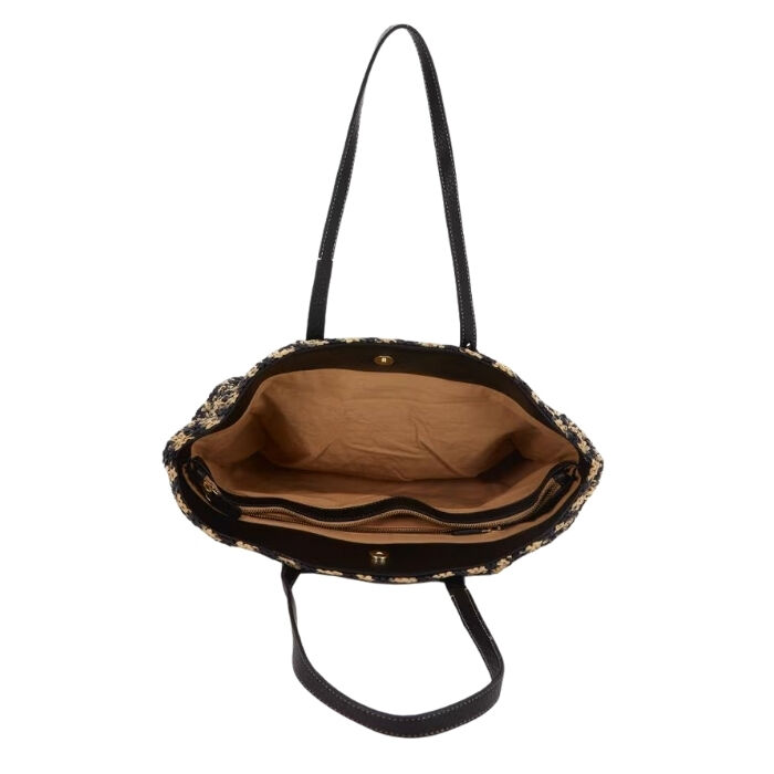 Capazo de Rafia Negro   4