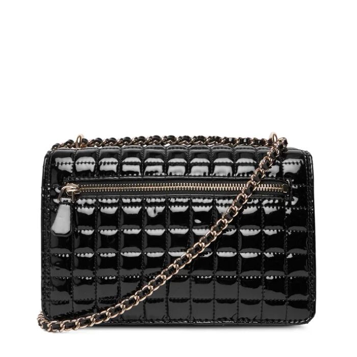 Bolso Bandolera Nadira Charol Negro   1