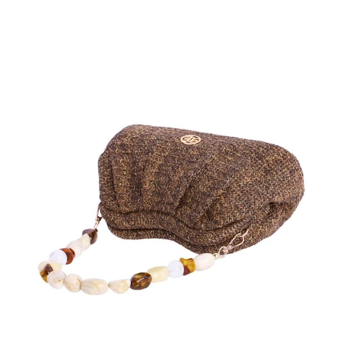Bolso de Fiesta Mali Marr&oacute;n   5