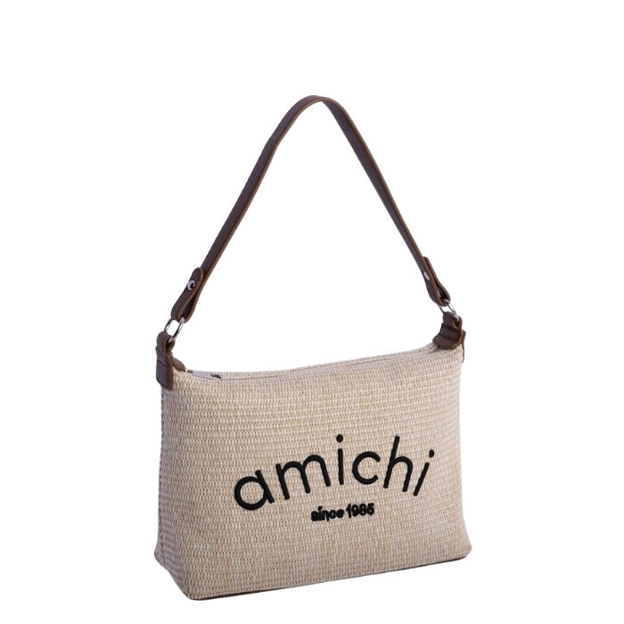 Bolso Bandolera Marfil Arena   1