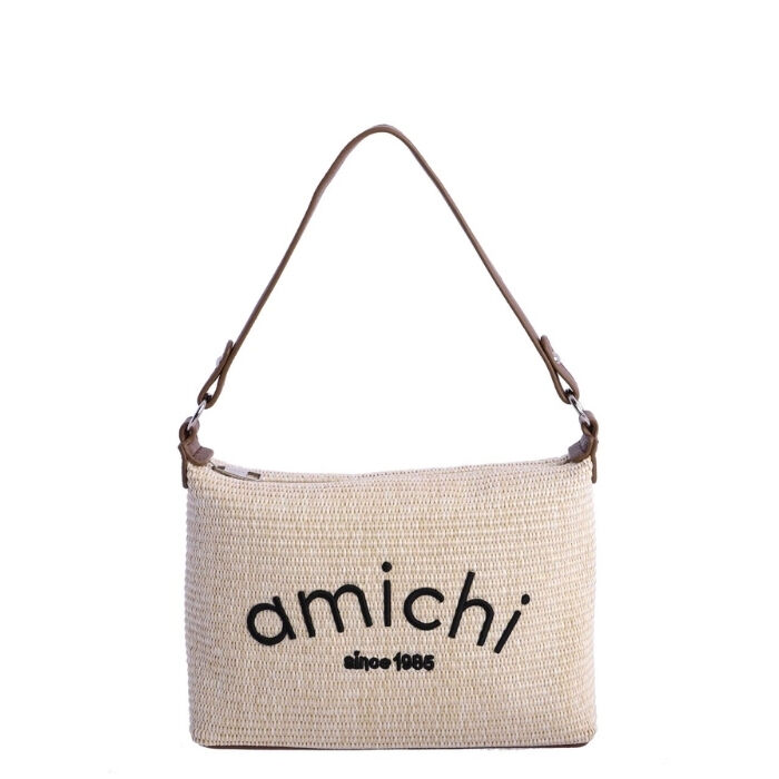 Bolso Bandolera Marfil Arena  