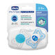Chupete Physio Light Silicona Azul 2-6 Meses  1ud.-200266 2