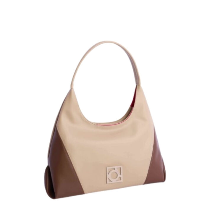 Bolso de Hombro Agadir Beige   1