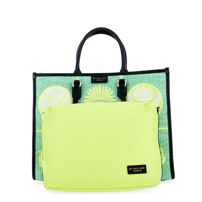 Bolso Tote Bordado Menta  T. &Uacute;nica-235969 2