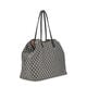 Bolso Tote Eco Victoria Negro Estampado Geométrico   1