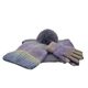 Conjunto Bufanda, Gorro y Guantes Morado  T. Única-231865 0