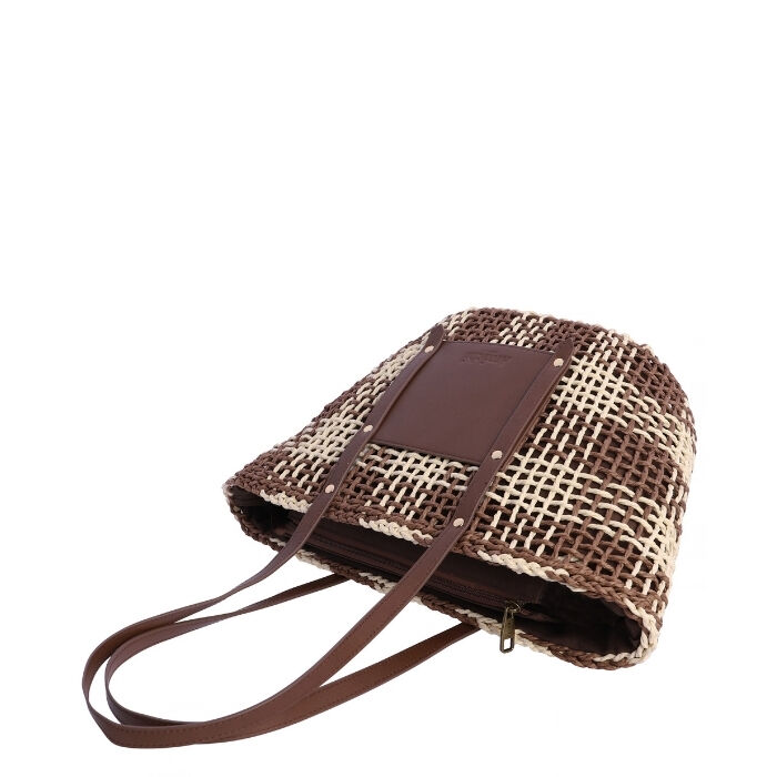 Bolso Shopper Soie Marr&oacute;n   3