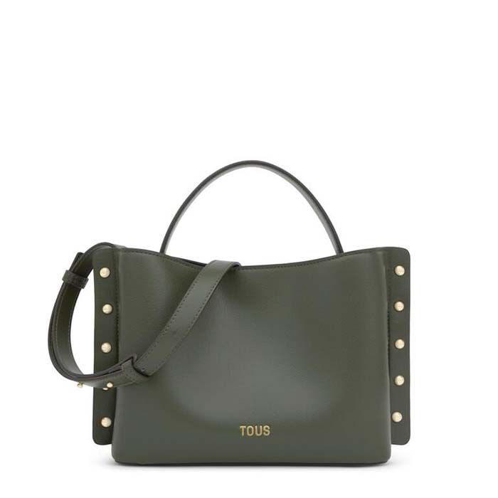 Bandolera Mediana Jewelry Studs Caqui  