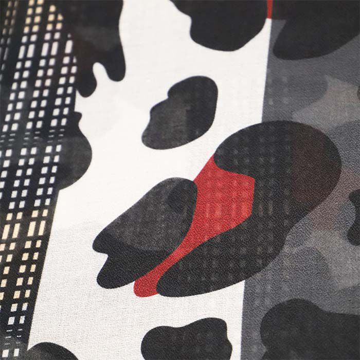 Pañuelo Estampado Gris-Rojo  T. Única-232968 4