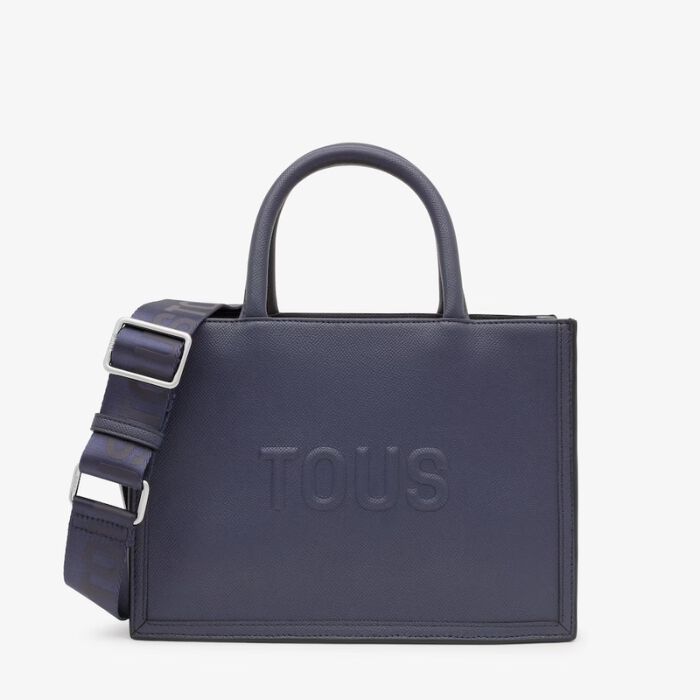 Shopper Mediano Amaya Azul Marino Tous Brenda   1
