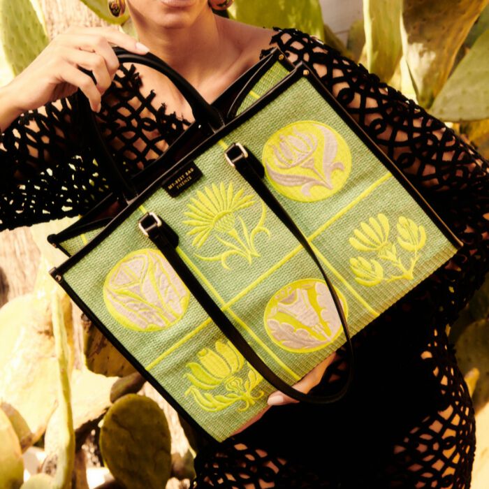 Bolso Tote Bordado Menta  T. &Uacute;nica-235969 3