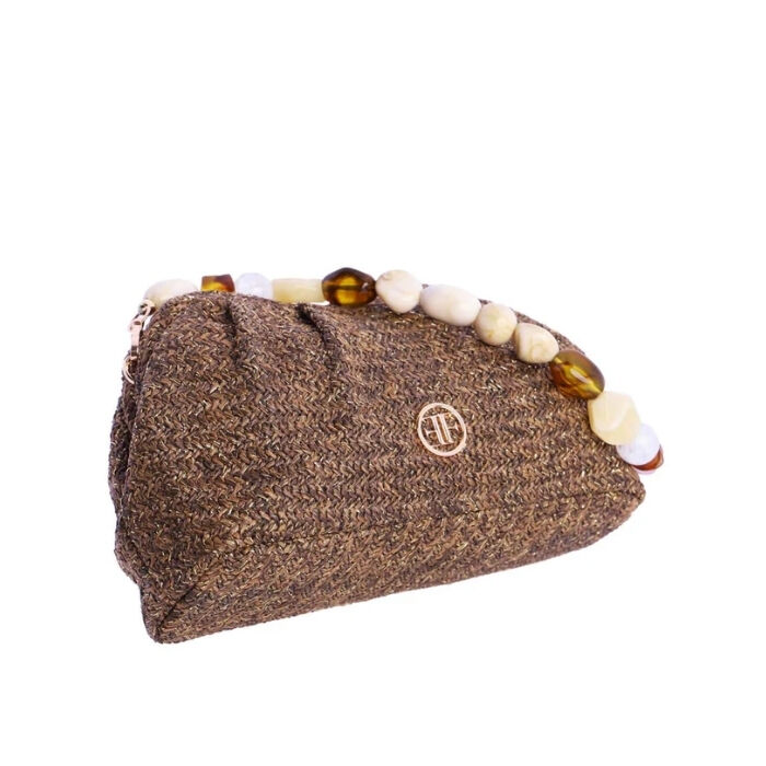 Bolso de Fiesta Mali Marr&oacute;n   6