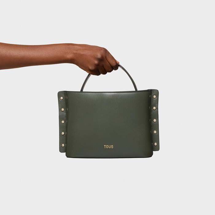 Bandolera Mediana Jewelry Studs Caqui   5