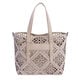 Bolso de Hombro Tote Calado Arena   0