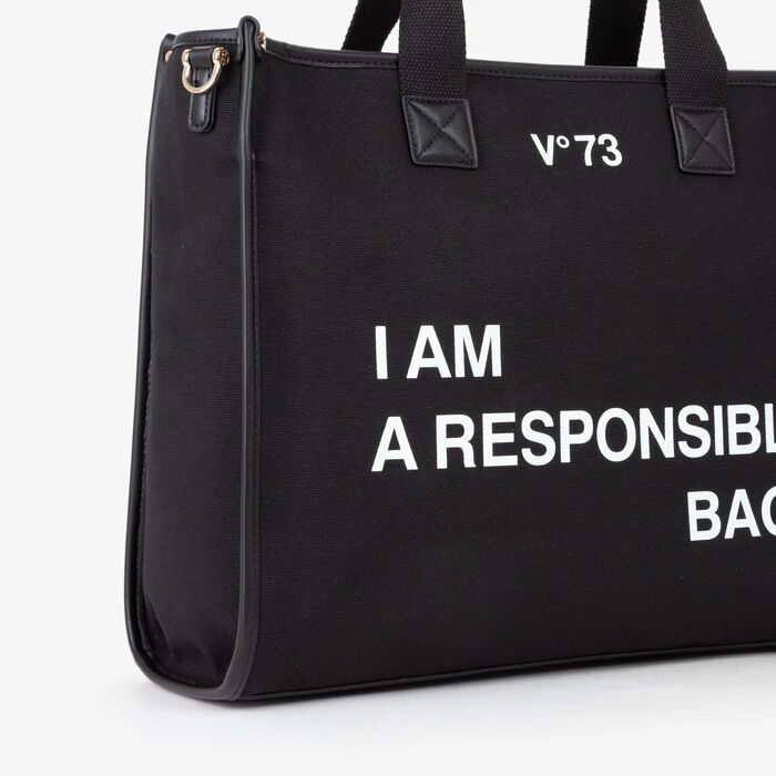 Bolso Shopper Responsibility Bis Negro   3