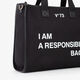 Bolso Shopper Responsibility Bis Negro   3