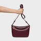 Bolso Bandolera Mediana City Burdeos   5