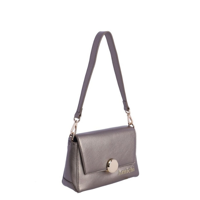 Bolso de Mano Esta&ntilde;o Plateado   1