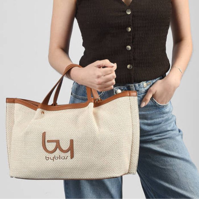 Bolso Shopper Seek Marr&oacute;n-Natural   7