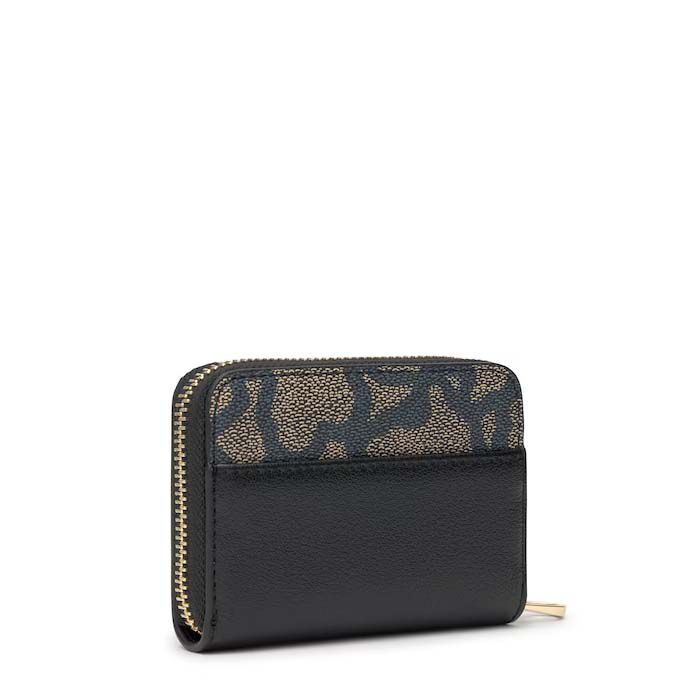 Monedero Mediano Kaos Icon Negro   1