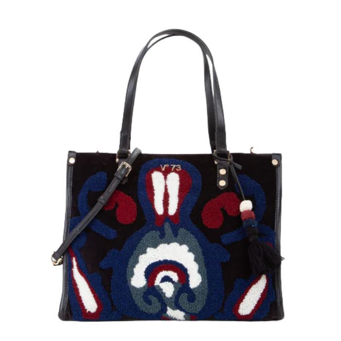 Bolso Shopper Grande Melia Negro  