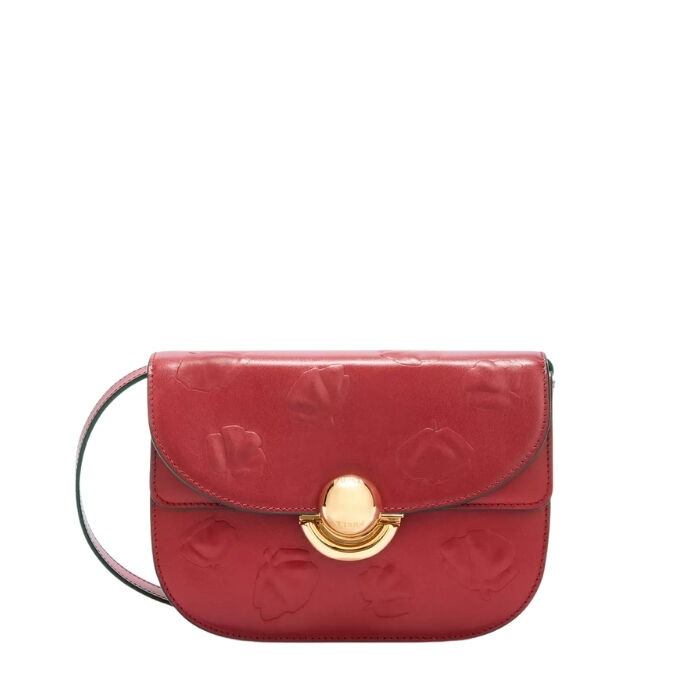 Furla Sfera Flower Bolso Mini Bandolera Rojo  