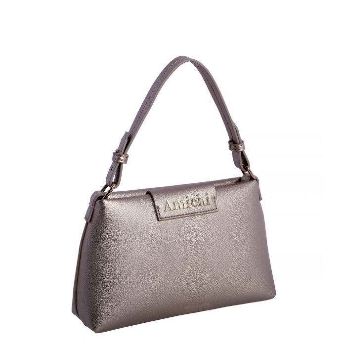 Bolso de Mano Sitges Plateado   1