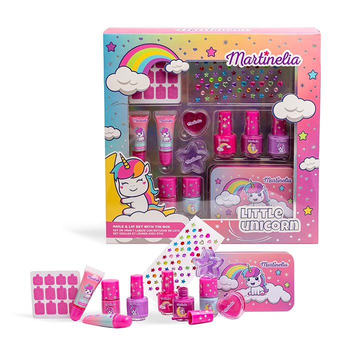 Little Unicorn Nail & Lip Tin Box Set  1ud.-233509 0