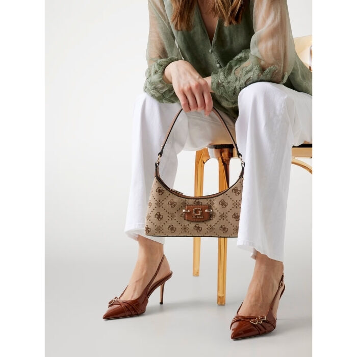 Bolso de Hombro Neda Peony Marr&oacute;n   2