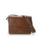 Bolso Bandolera Rectangular con Solapa Coco Marrón   5