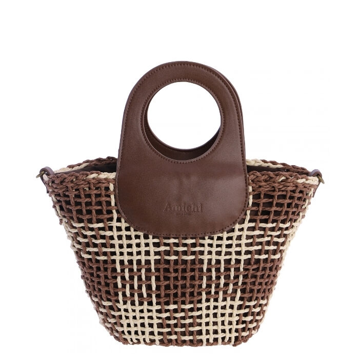 Bolso de Mano Necre Marr&oacute;n   7