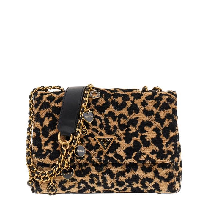 Bolso Bandolera Giully Terciopelo Animalier   0