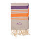 Fouta Ibiza Beige Naranja   0