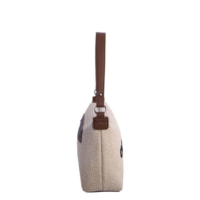 Bolso Bandolera Marfil Arena   5