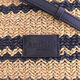 Bolso Bandolera Rafia Franjas   4