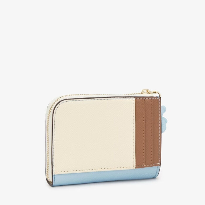 Monedero Grande Audree Saffiano Azul Cielo   1